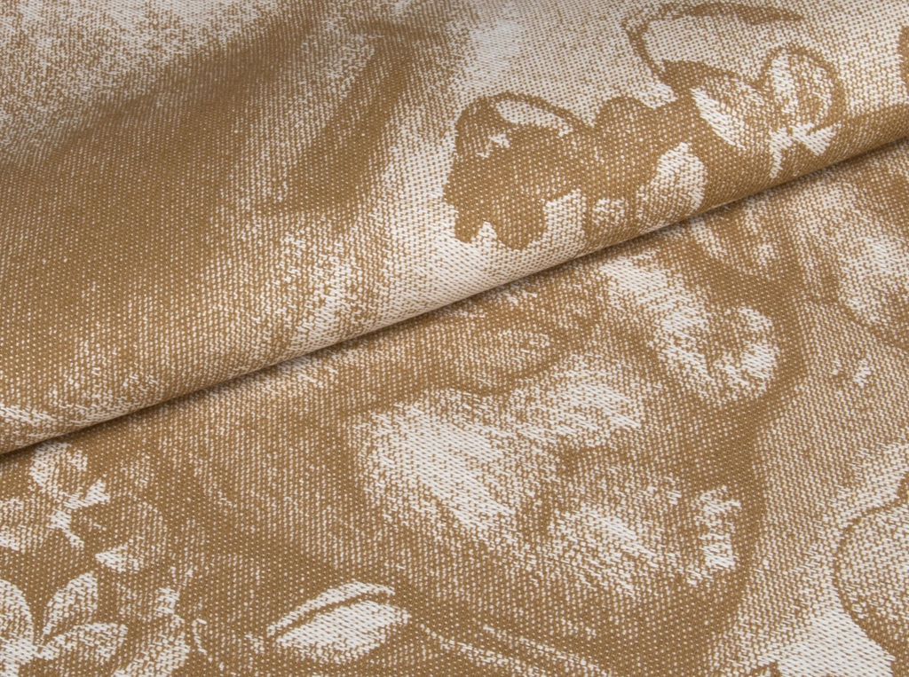 07с-39ЯК 50*70 Полотенце "Весенний кролик" цв. горчица