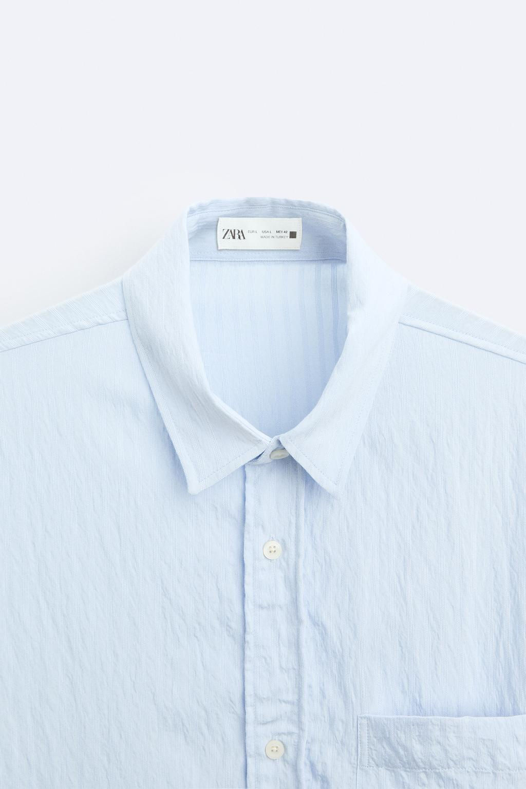 CIZGILI JACQUARD GOMLEK - Zara фото 8