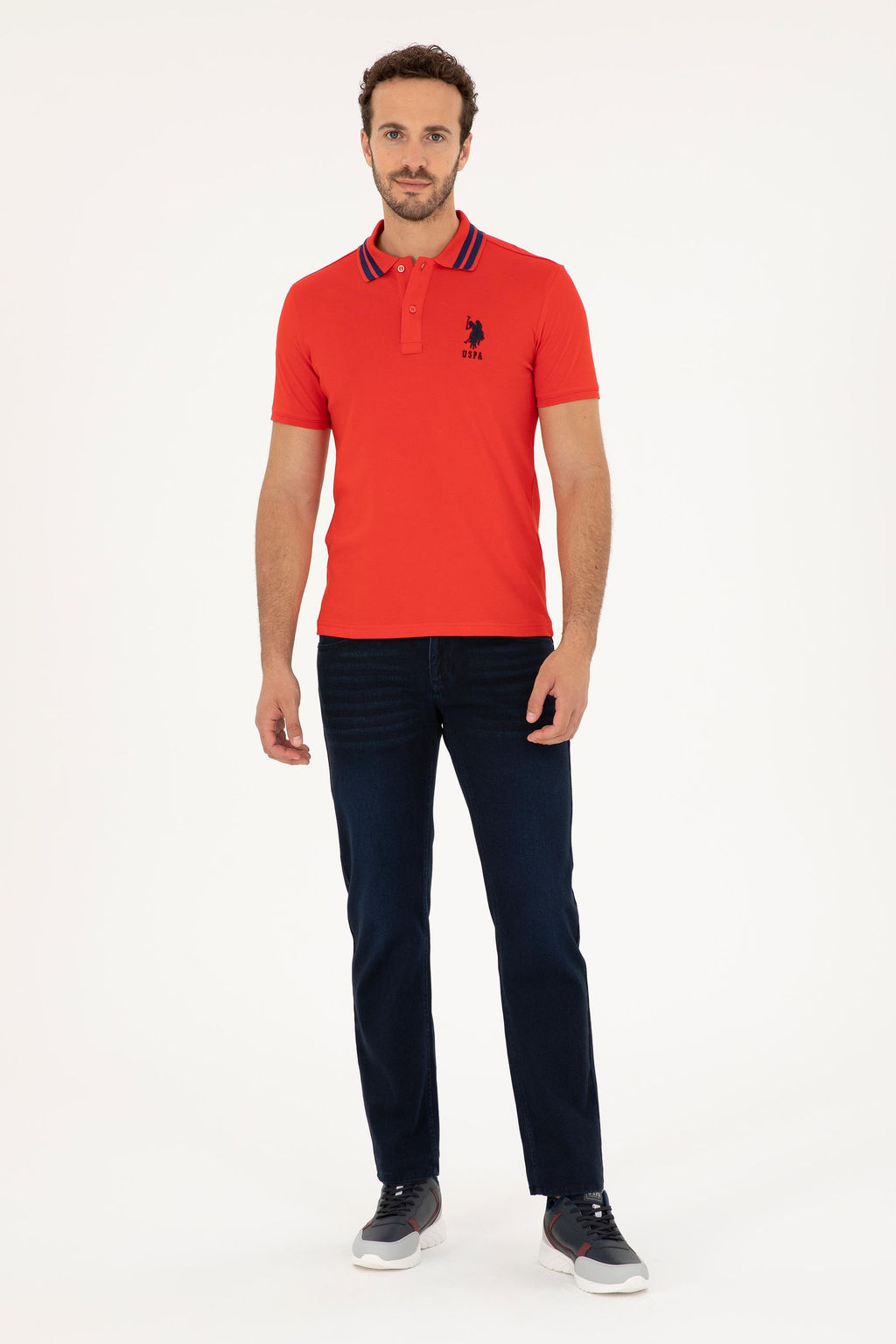 U. S. Polo Assn / Мужские темно-синие джинсовые брюки - U.s. polo assn фото 3