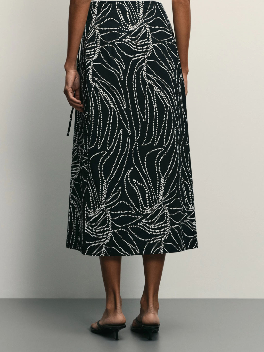 Юбка из хлопка на запах / Zarina  фото 5