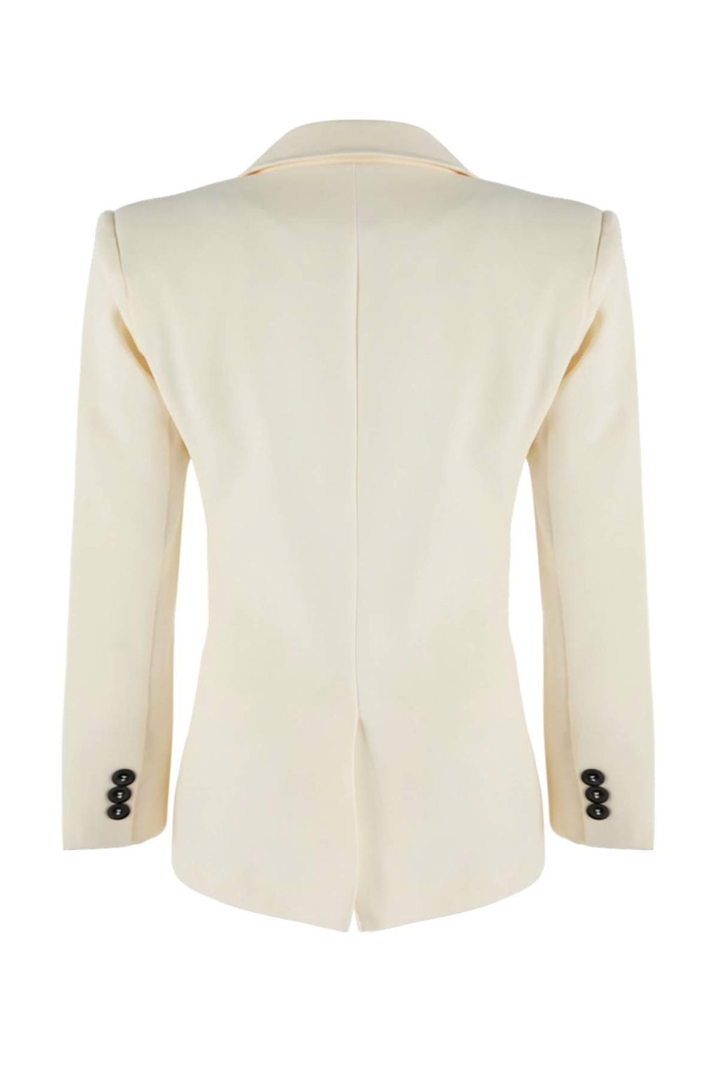 Limited Edition K?r?k Beyaz Fitted/Vucuda Oturan Dokuma Blazer Ceket TWOSS26BC00021