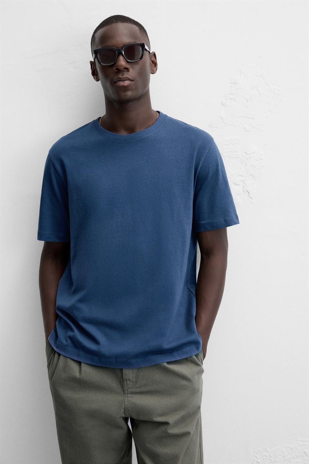 BASIC MEDIUM WEIGHT T-SHIRT - Zara фото 38