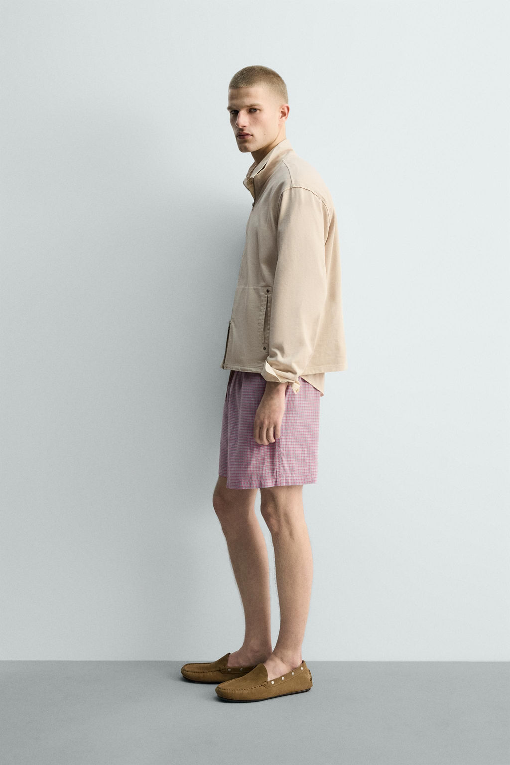 LOOSE-FITTING CHECKS BERMUDA SHORTS LIMITED EDITION - Zara фото 4