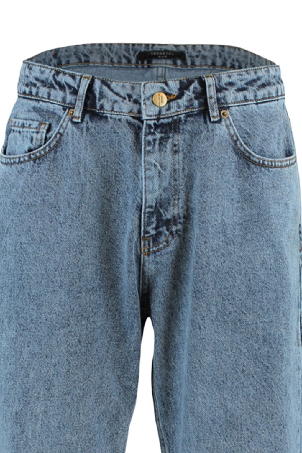 TRENDYOL MAN Mavi %100 Pamuk Regular Fit Jeans Kot Pantolon TMNAW22JE0059 - Trendyolmilla фото 11