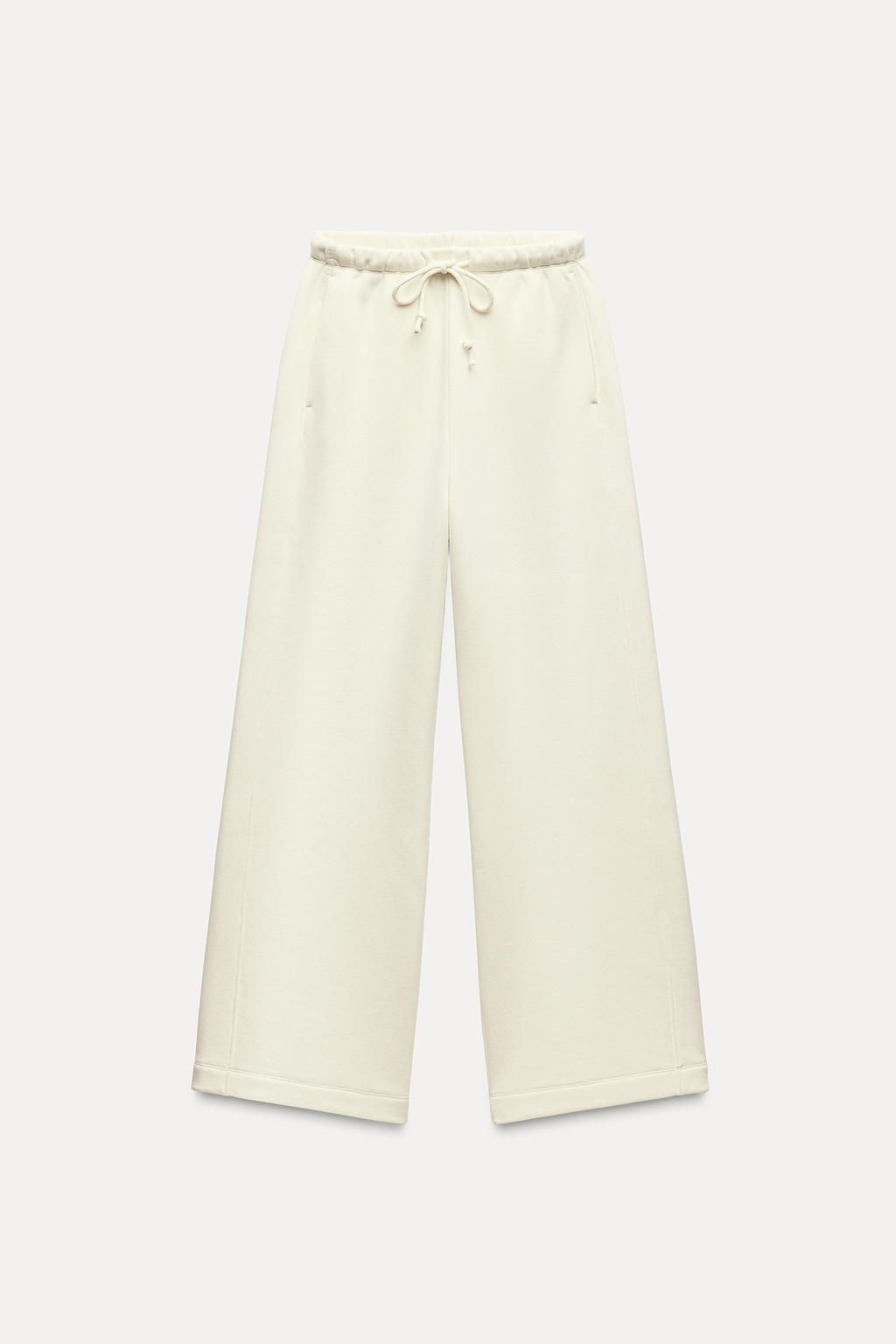 STRAIGHT-LEG PLUSH TROUSERS - Zara фото 18