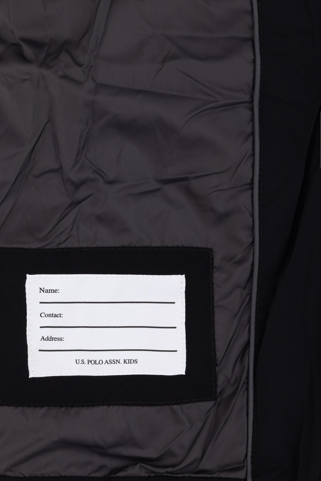 Черное пальто для мальчика - U.s. polo assn фото 4