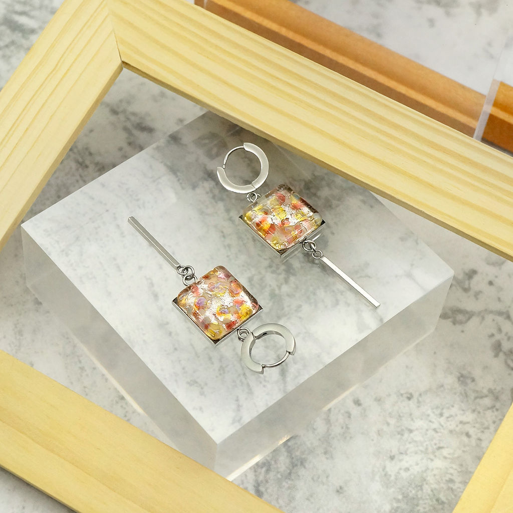 Серьги из муранского стекла FLAMENCO LS3316