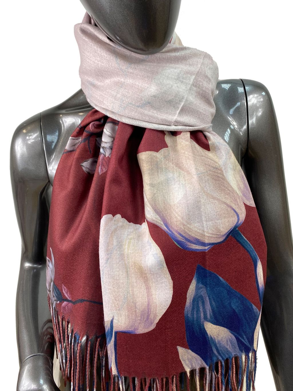 Мягкий палантин из кашемира, мультицвет - Greta фото 8