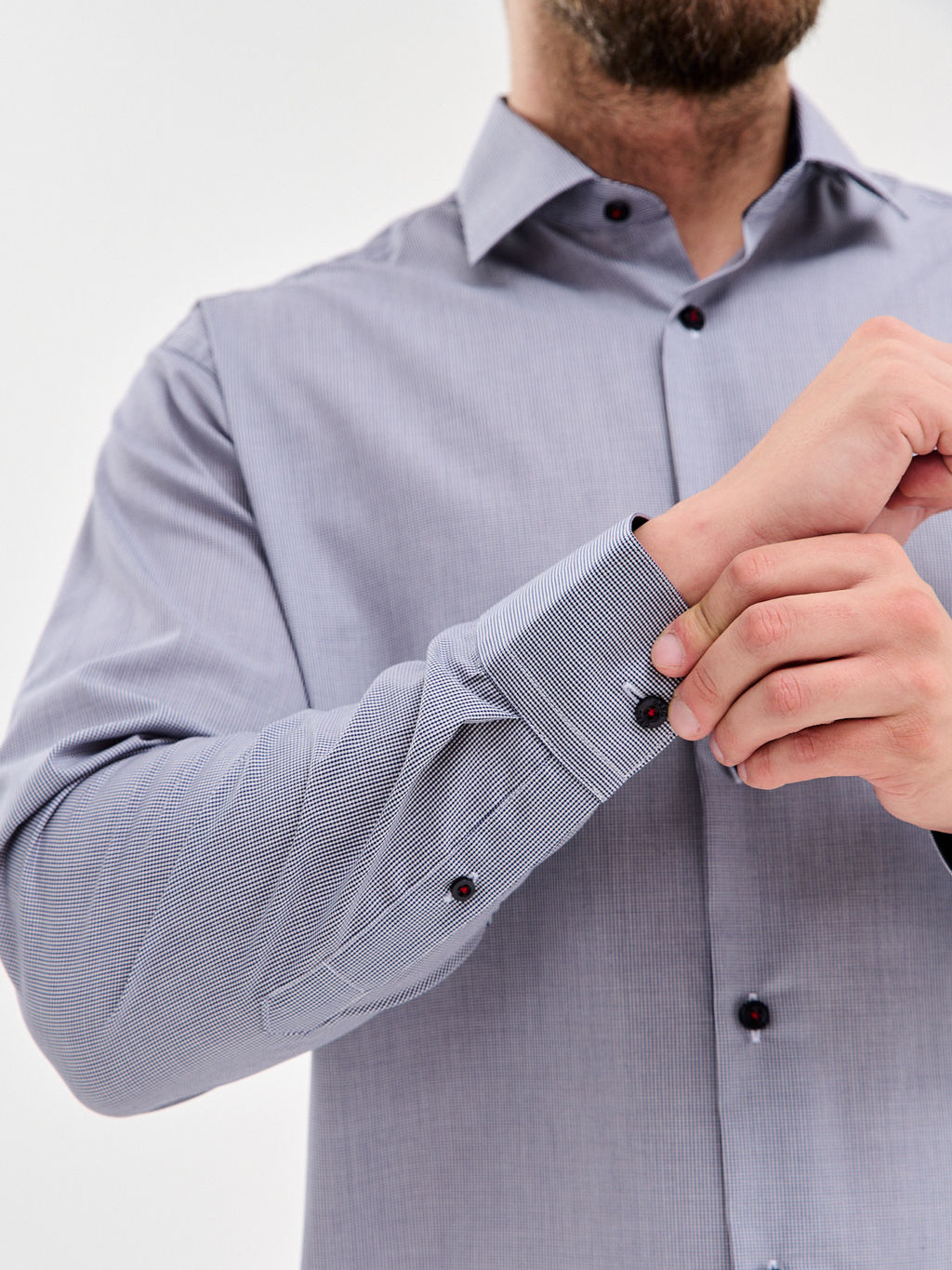 Сорочка мужская длинный рукав GREG 224/231/0962/Z/1p  фото 5