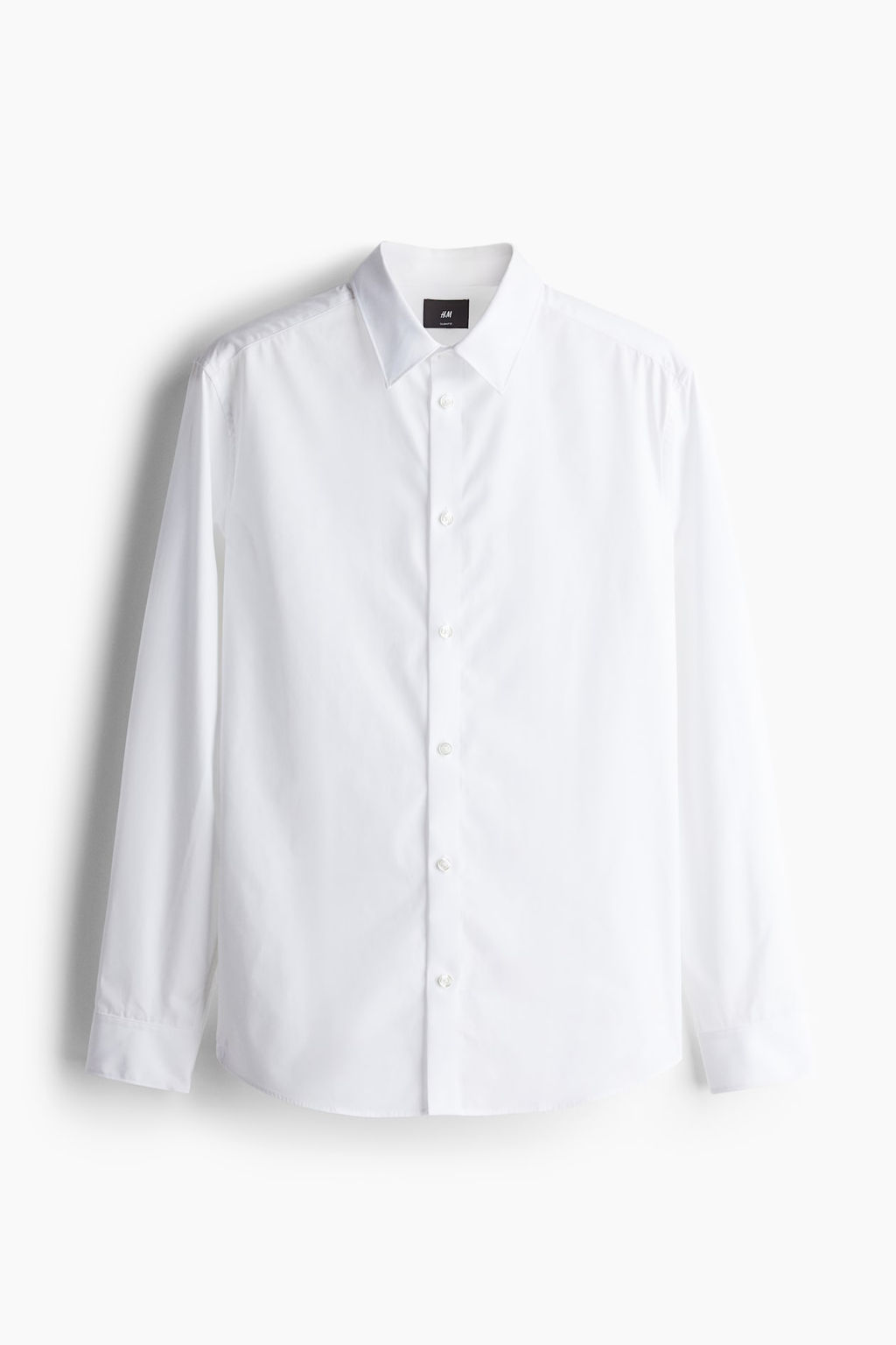 Camisa en algodon pima Slim Fit - H&m фото 6