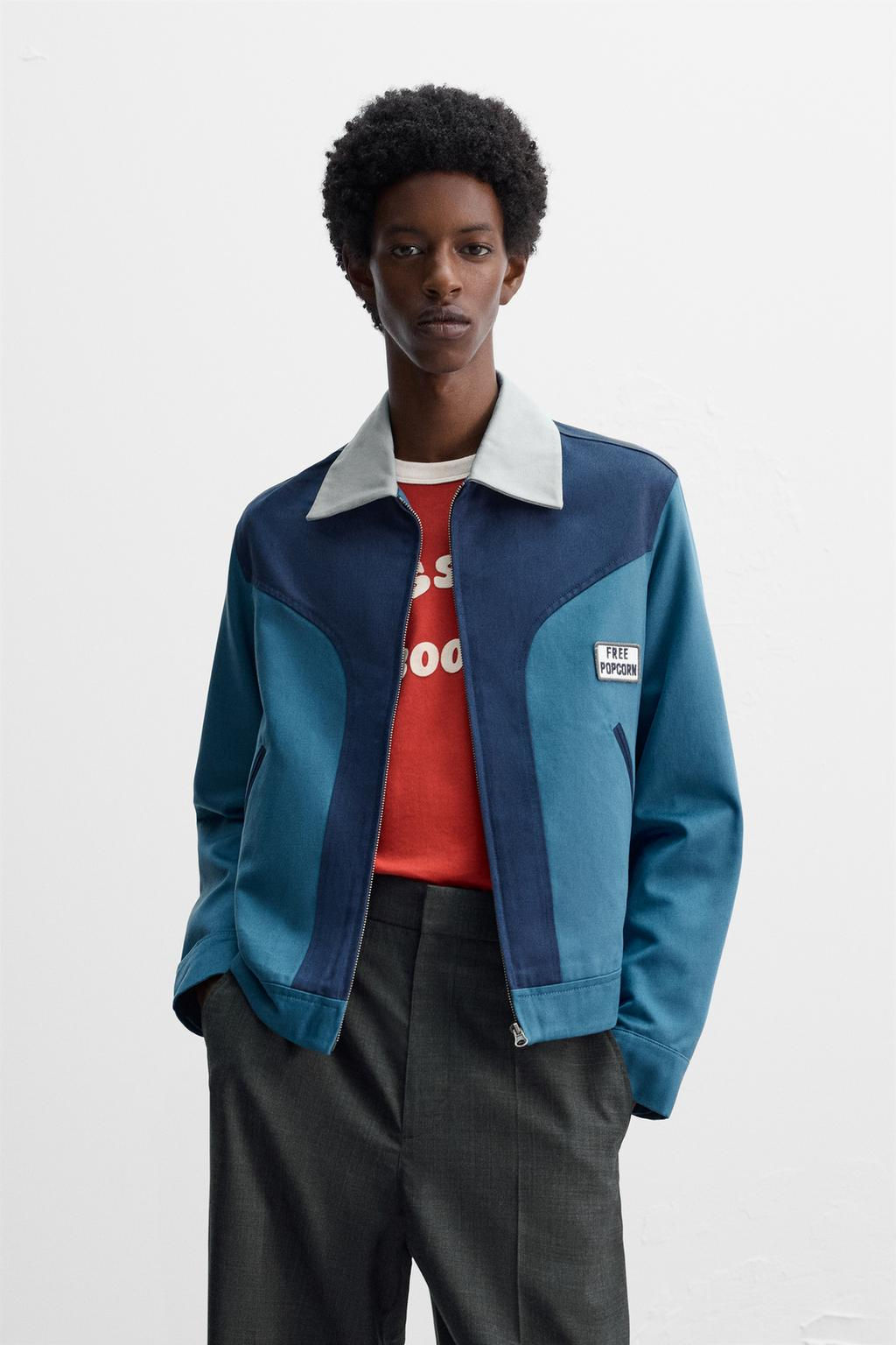 COLOUR BLOCK JACKET X HARRY LAMBERT - Zara фото 10