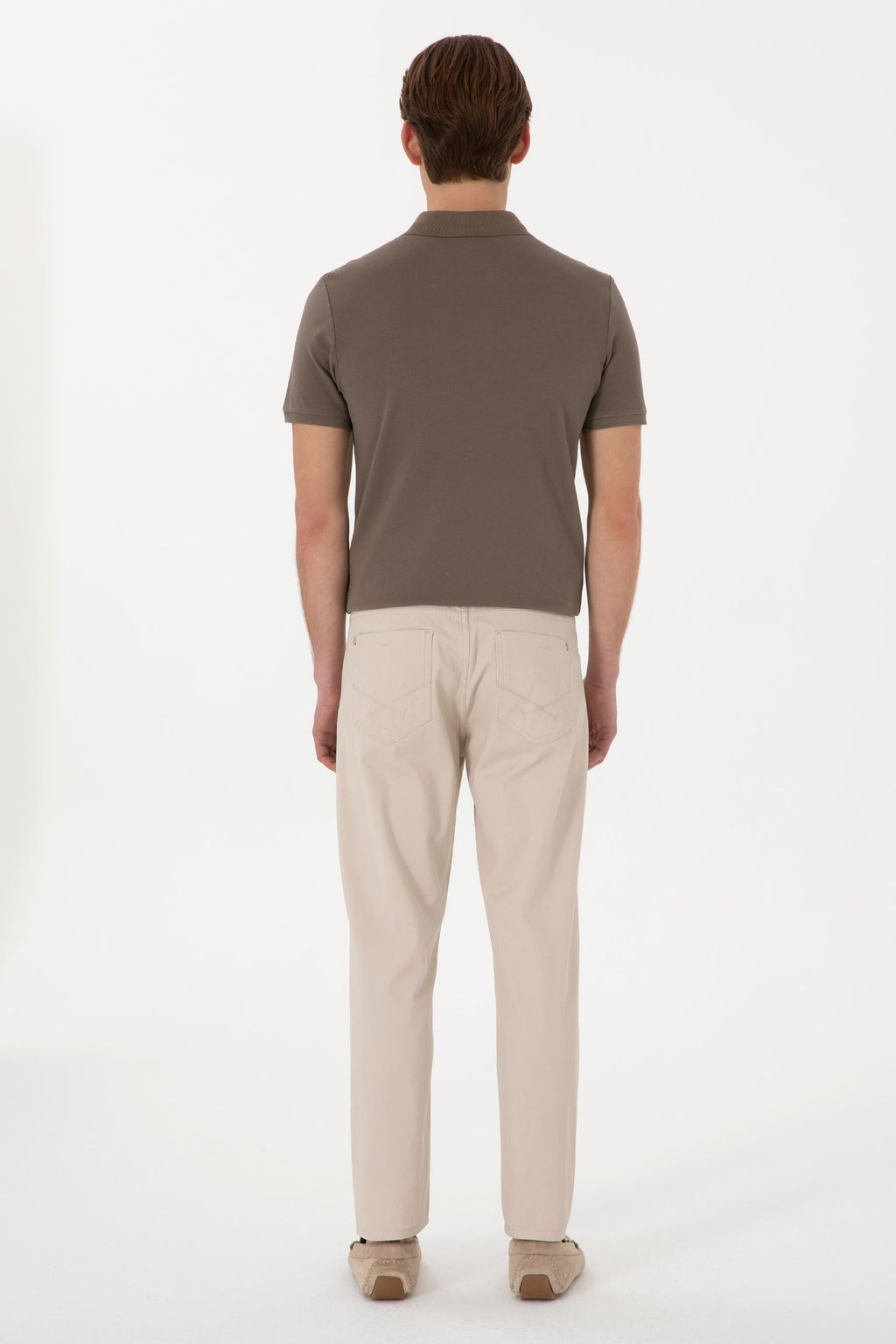 Erkek Slim Fit Ta_ Kanvas Pantolon