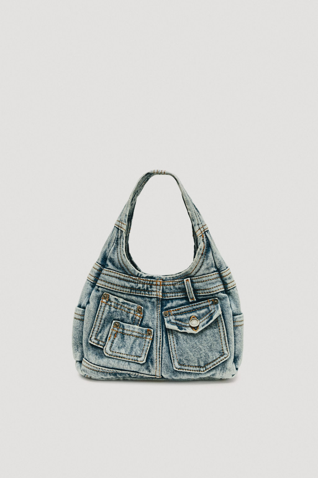BOLSO DENIM LIMITED EDITION / Azul Denim - Zara фото 5