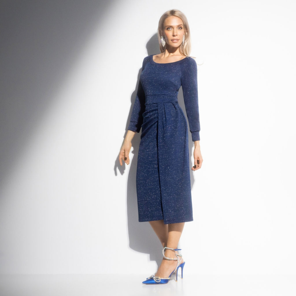 Платье с декоративной драпировкой, Смотрите на меня (чувственно) - Charutti фото 4