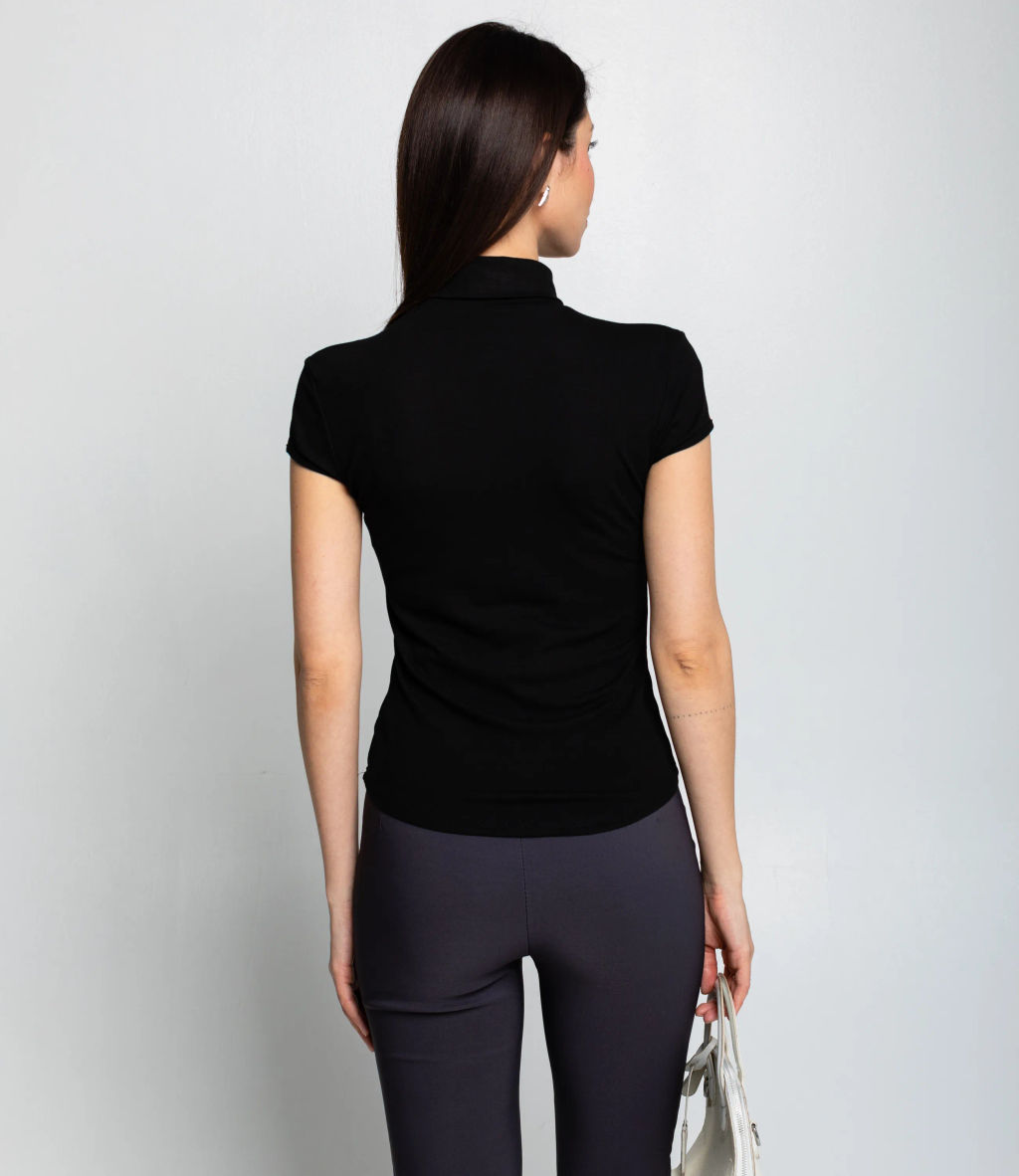 Футболка #КТ6845 (1), чёрный - Dommod фото 3