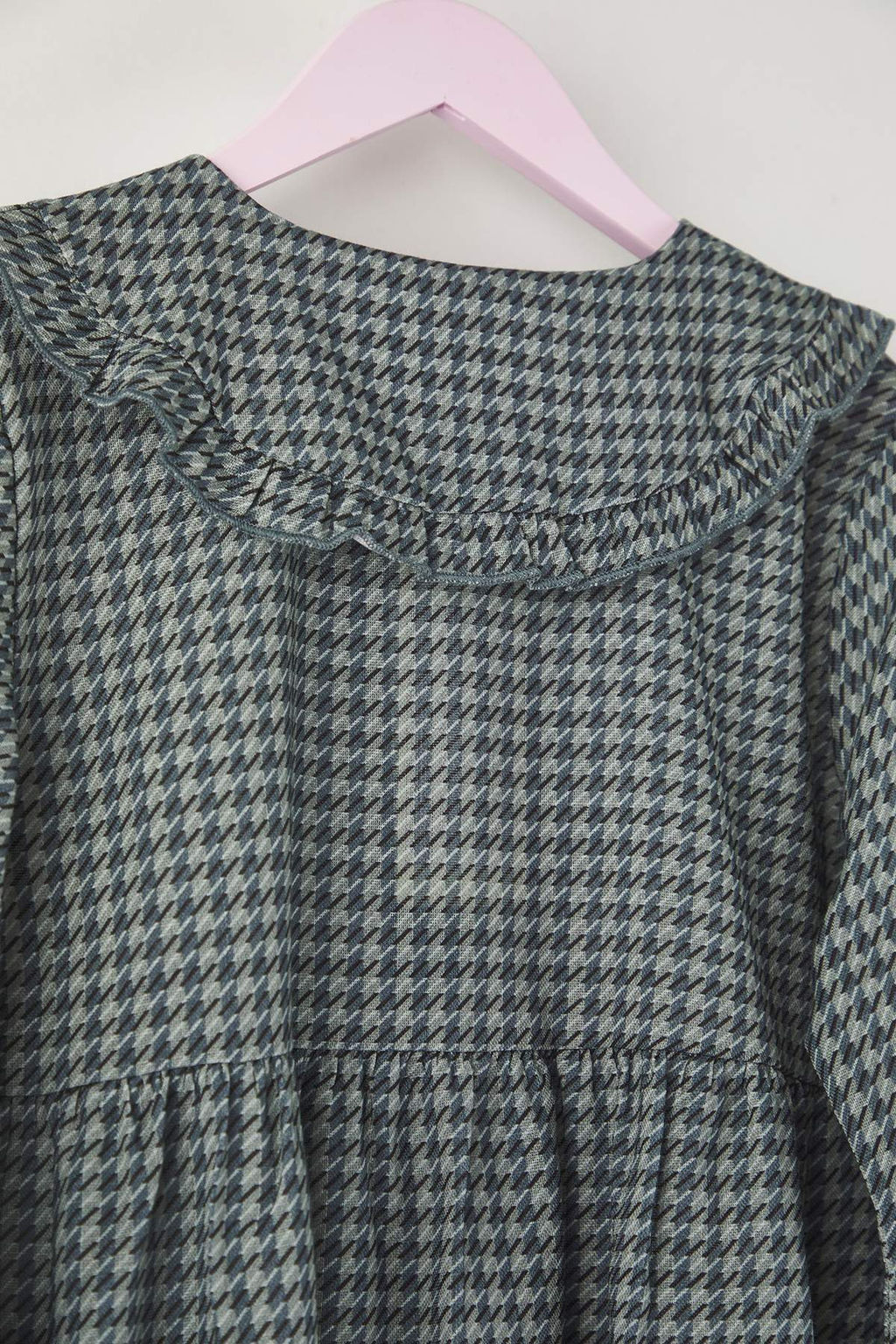 Siyah Ekose / Kareli Bebe Yaka A-line K?z Cocuk Orme Elbise TKDAW26EL00006 - Trendyolmilla фото 4