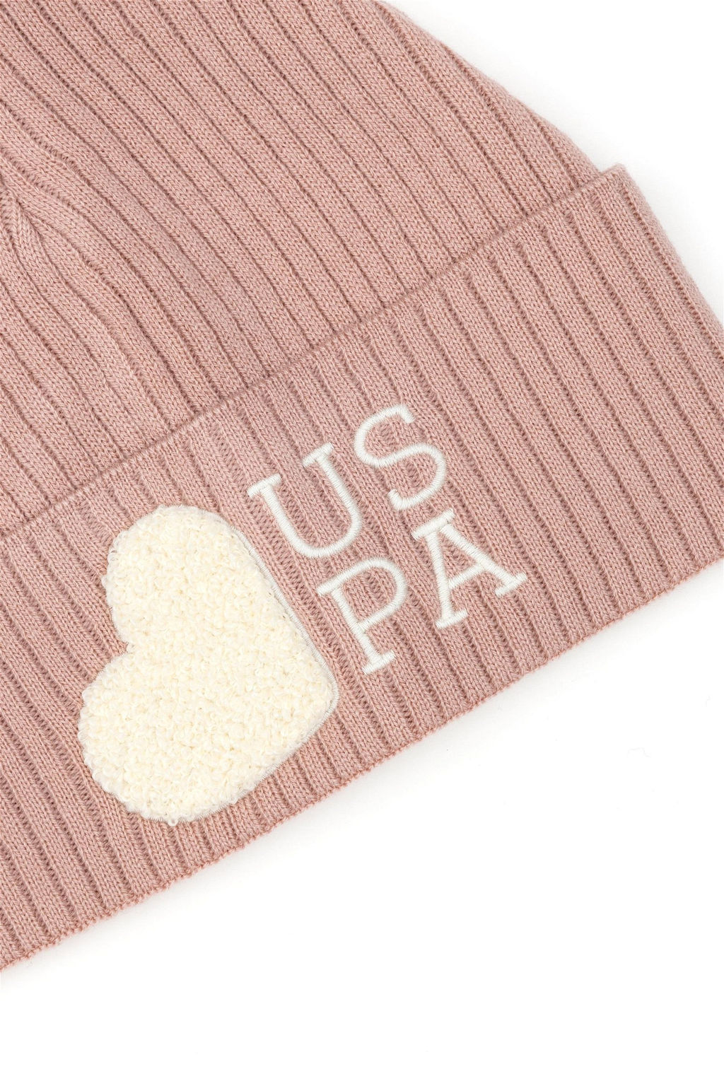 Девчачий пудровый берет - U.s. polo assn фото 3