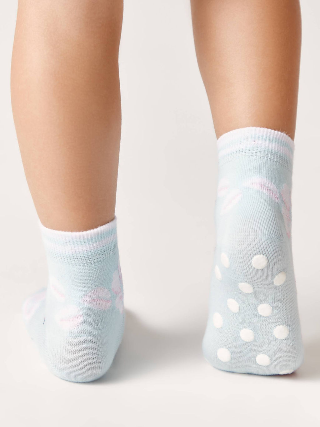 Цена за 2 пары Conte-kids Антискользящие носки TIP-TOP с рисунками бл.бирюзовый