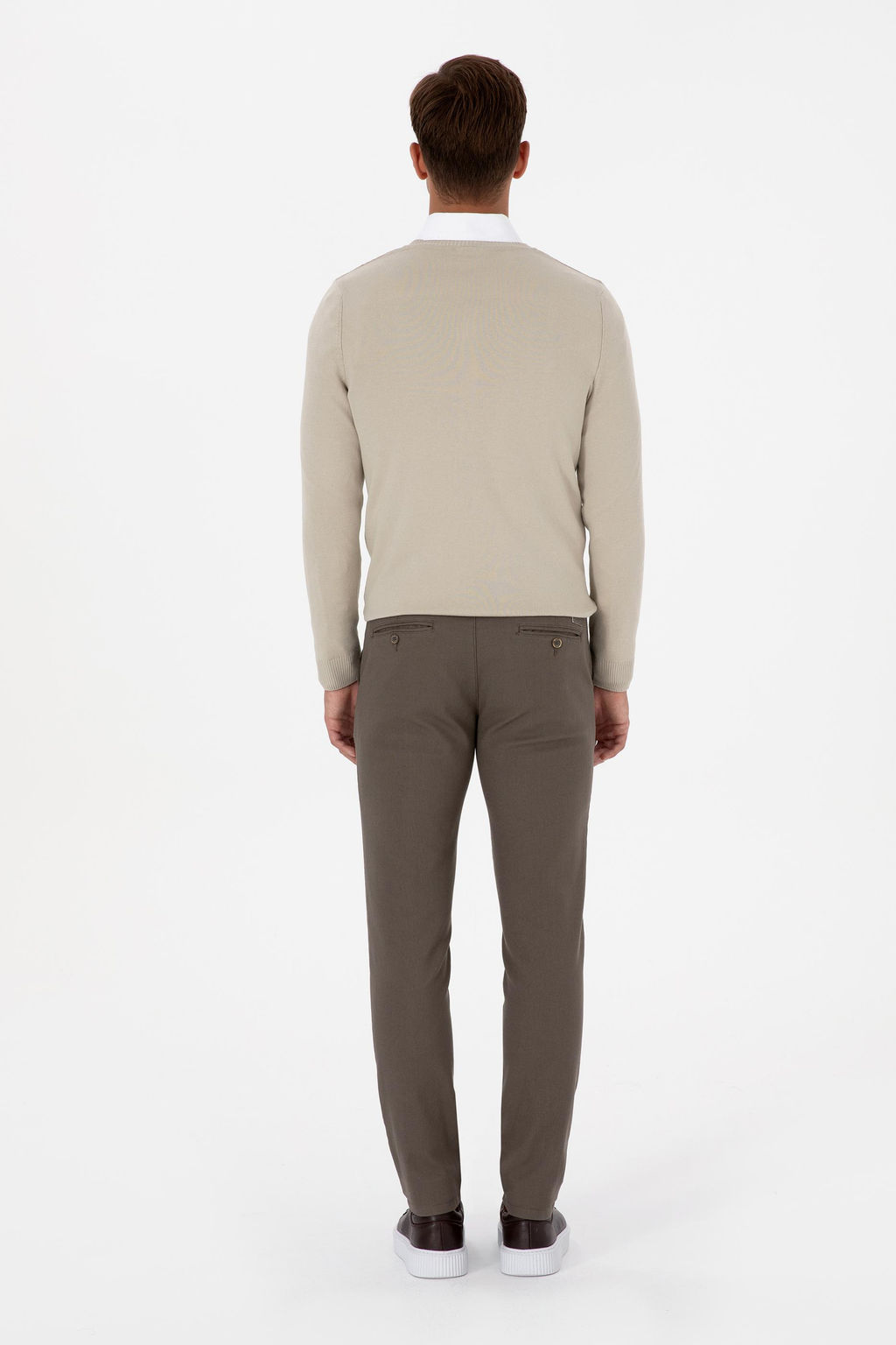 Erkek Vizon Kanvas / Chino Pantolon Sepette S_rpriz _ndirim - U.s. polo assn фото 4