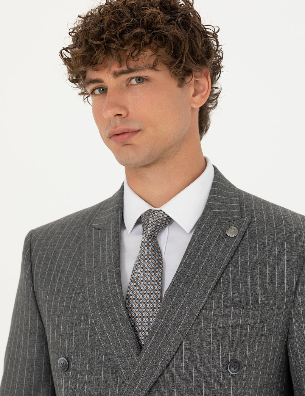 Kruvaze _izgili F_me Ekstra Slim Fit Tak_m Elbise