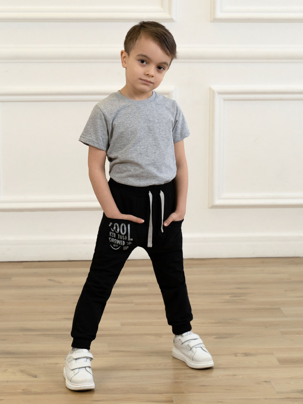 Футболка детская меланж