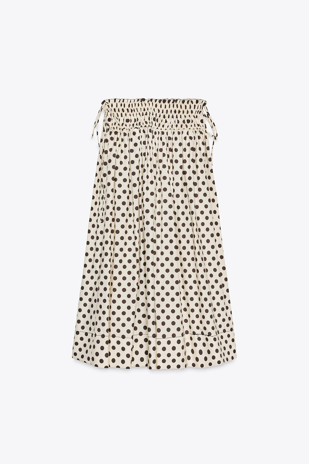 ZW COLLECTION POLKA DOT MIDI SKIRT - Zara фото 9
