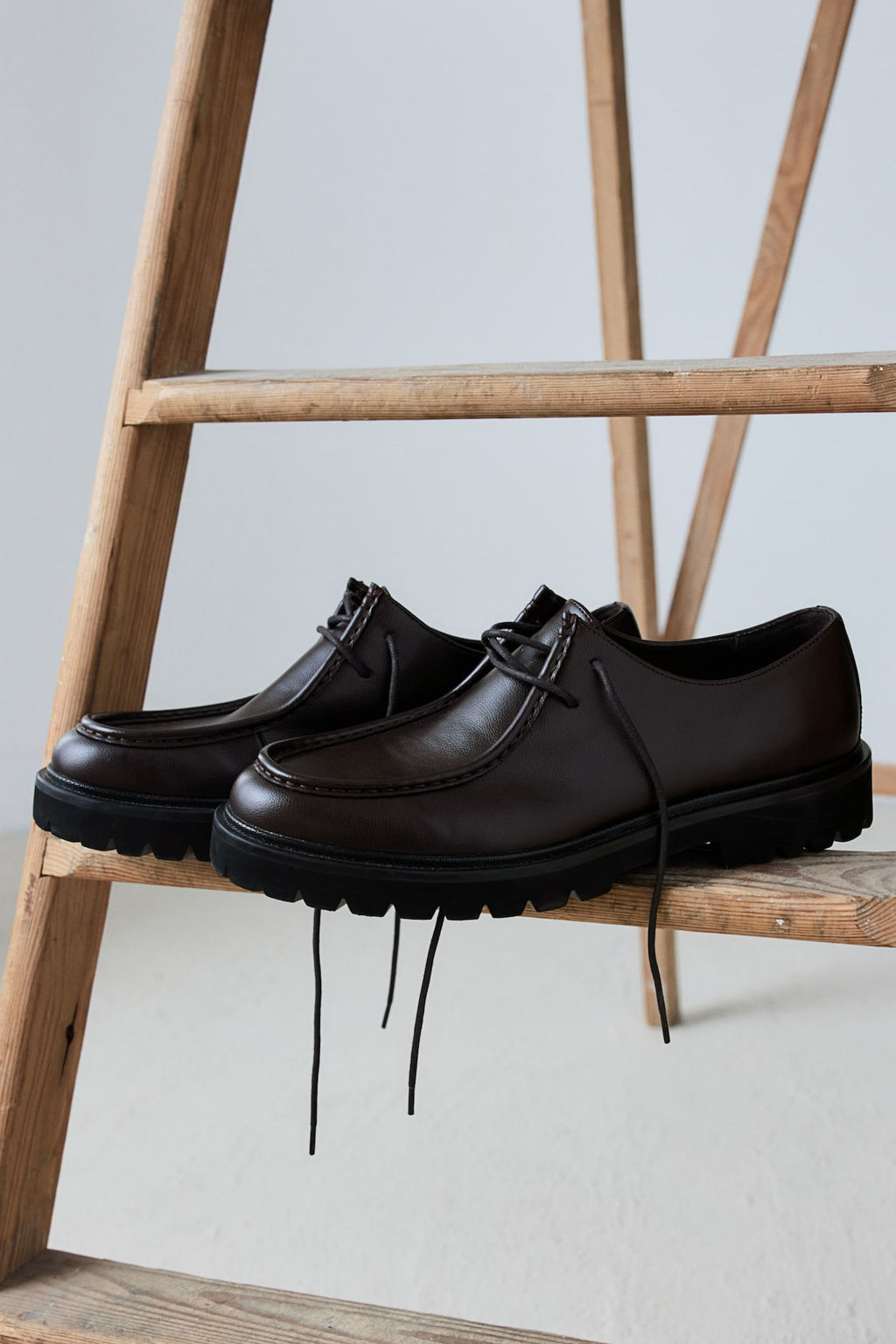 Zapatos con costura de mocasin