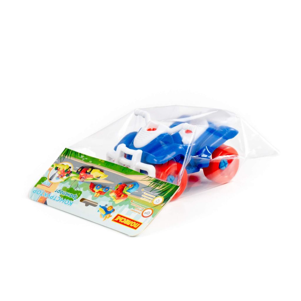 Конструктор-транспорт Квадроцикл (24 элемента) (в пакете) - Полесье фото 5