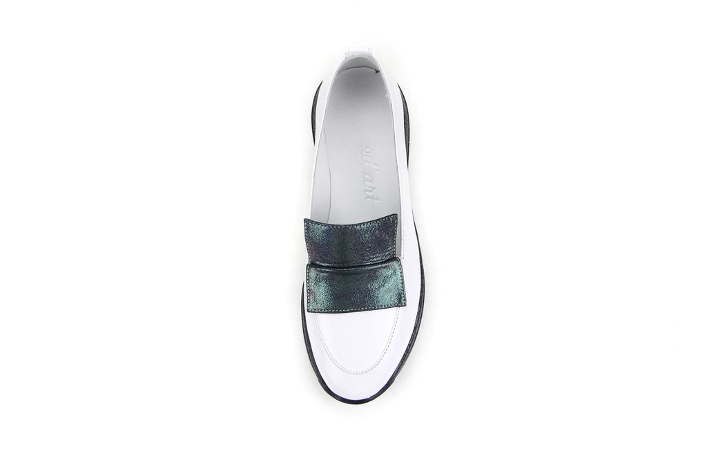 Лоферы EDART 118.157 bl. white фото 8