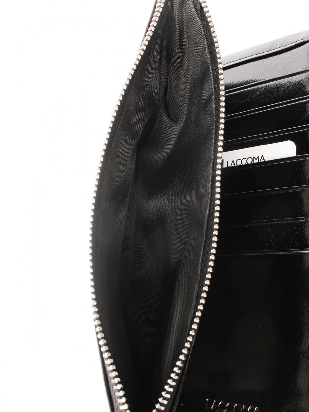 LACCOMA кошелек LA-1088-Б-черный натуральная кожа