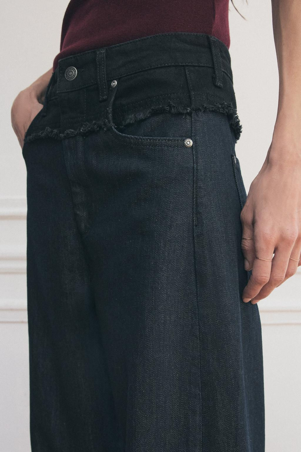 ZW COLLECTION BARREL MID-RISE JEANS - Zara фото 5