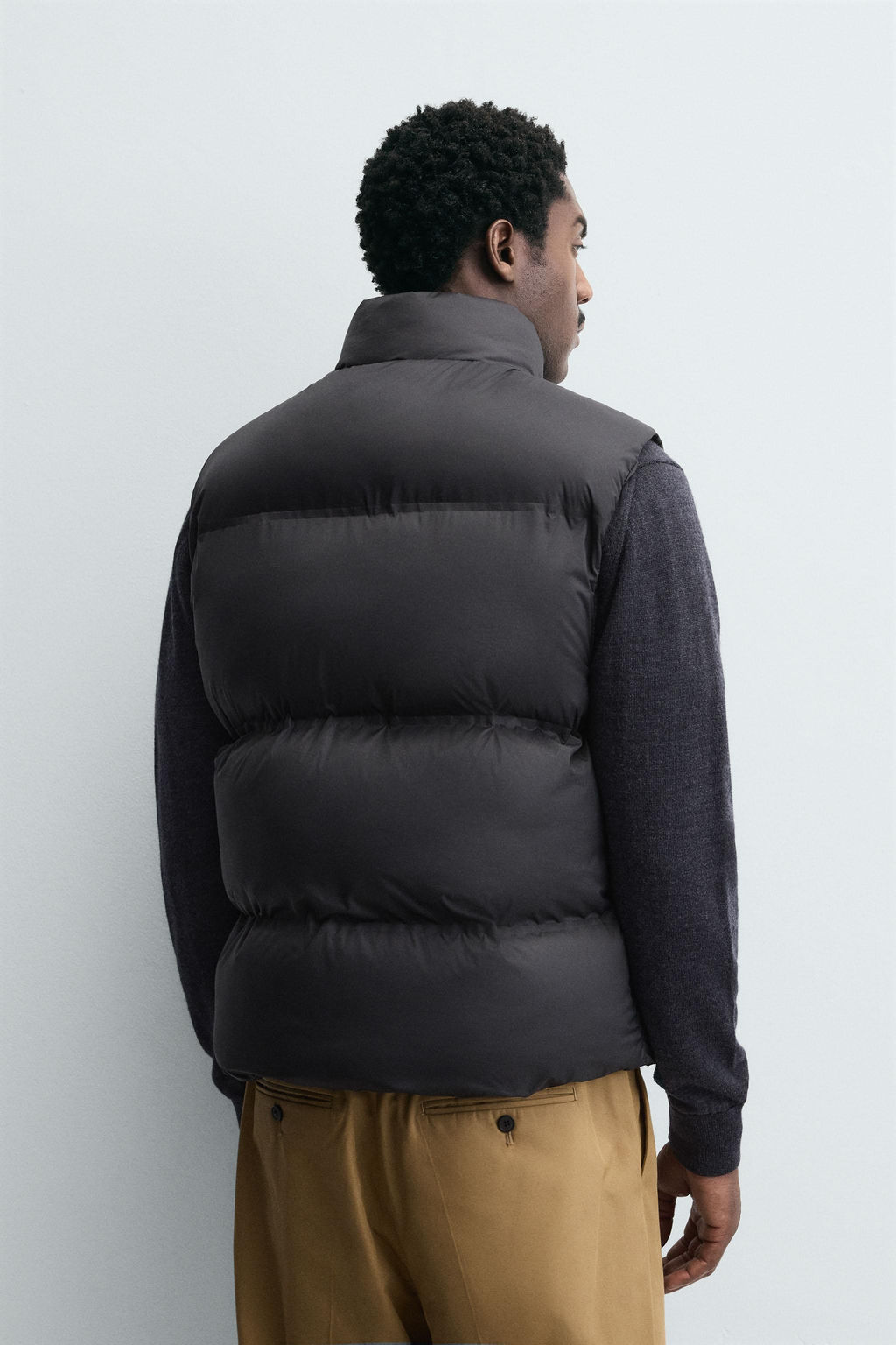 WATER-REPELLENT PUFFER GILET - Zara фото 3
