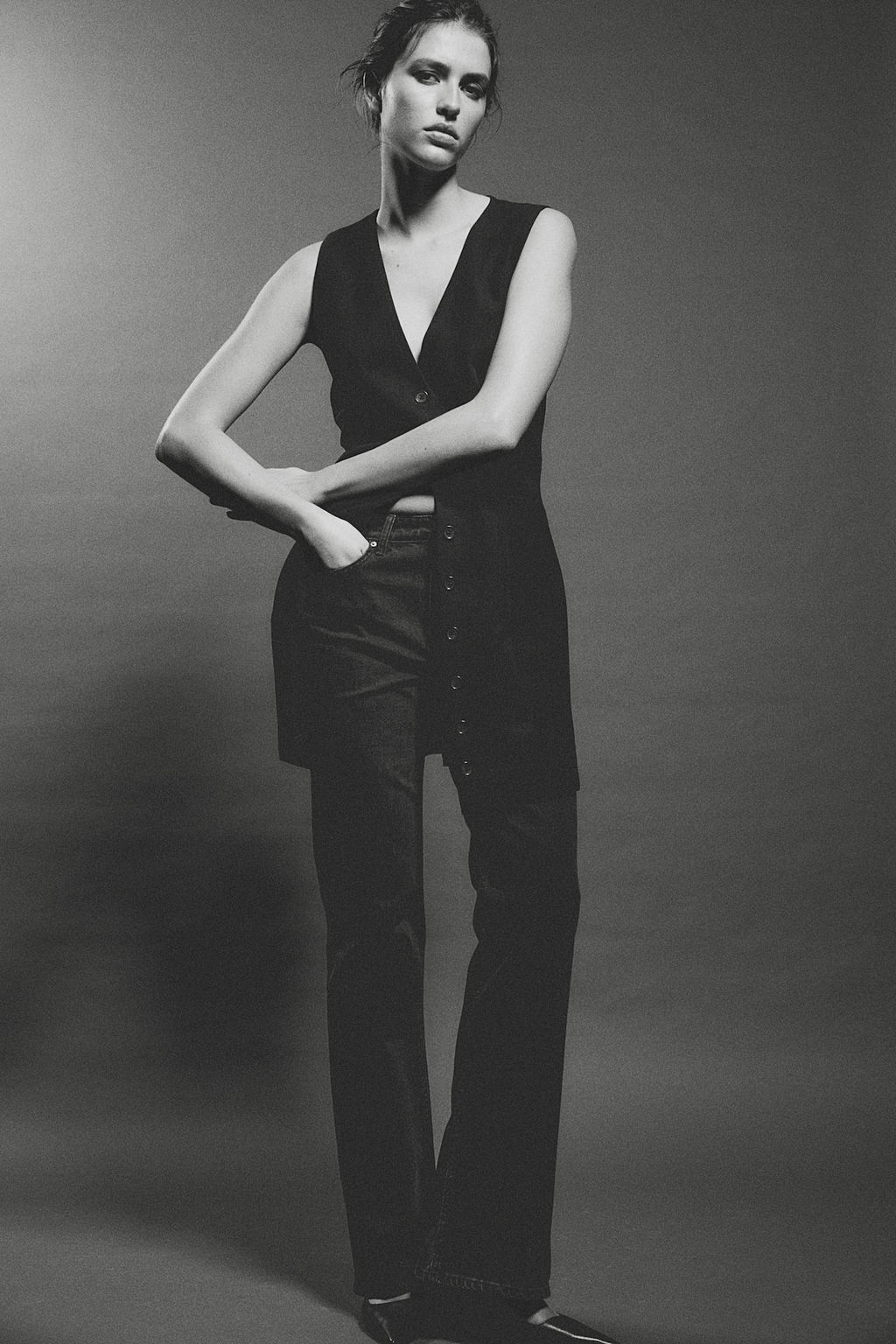 Bootcut High Jeans - H&m фото 2