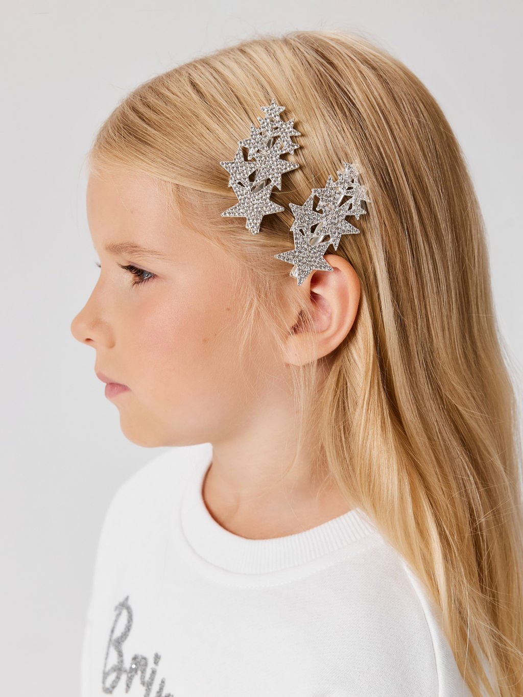 ACOOLA / Набор из 2 заколок для волос дет. Stardust серебристый