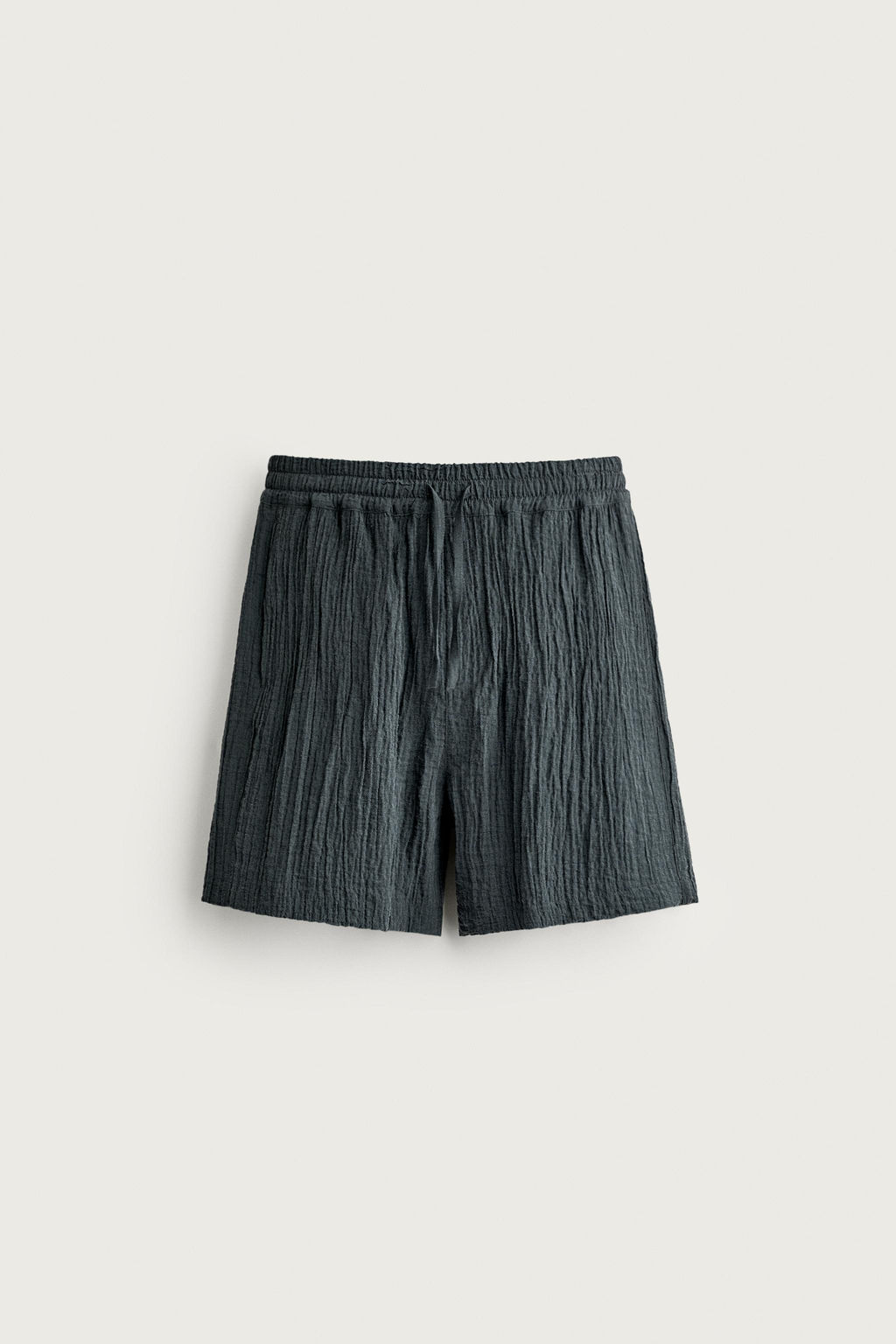 BERMUDA RELAXED FIT RELIEVE / Azul - Zara фото 7