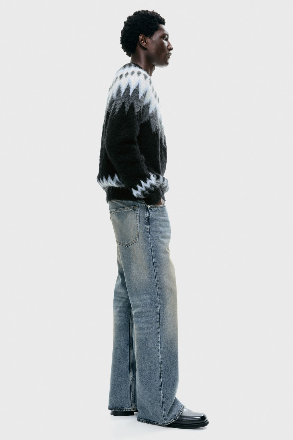 Jersey en punto jacquard Loose Fit - H&m фото 4
