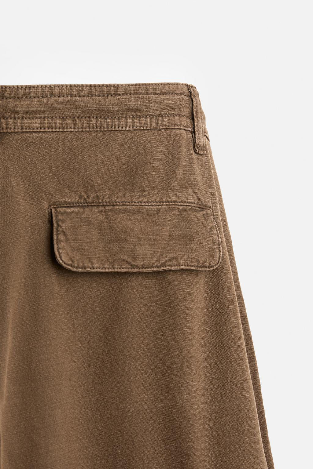 CARGO PARACHUTE TROUSERS - Zara фото 5