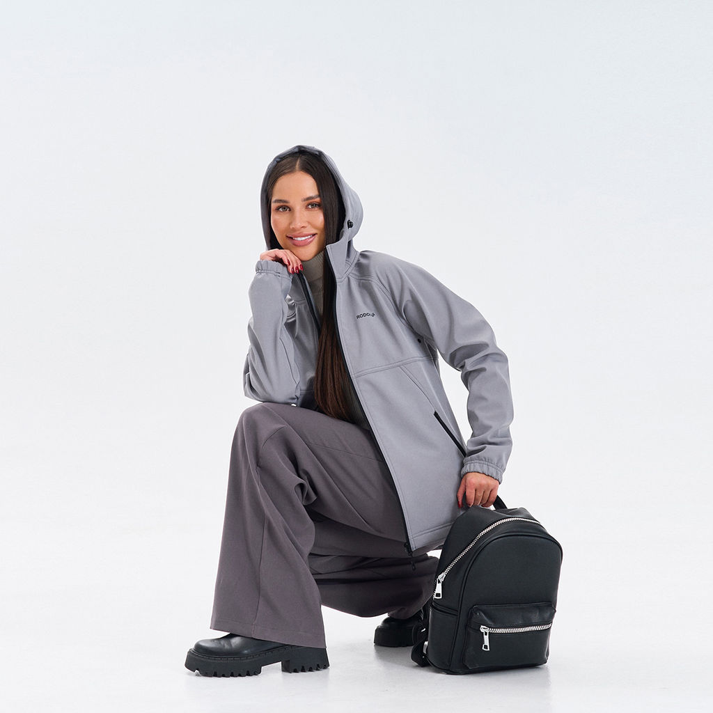 RODOS Ветровка softshell женская демисезон М-312 Бежевый фото 57