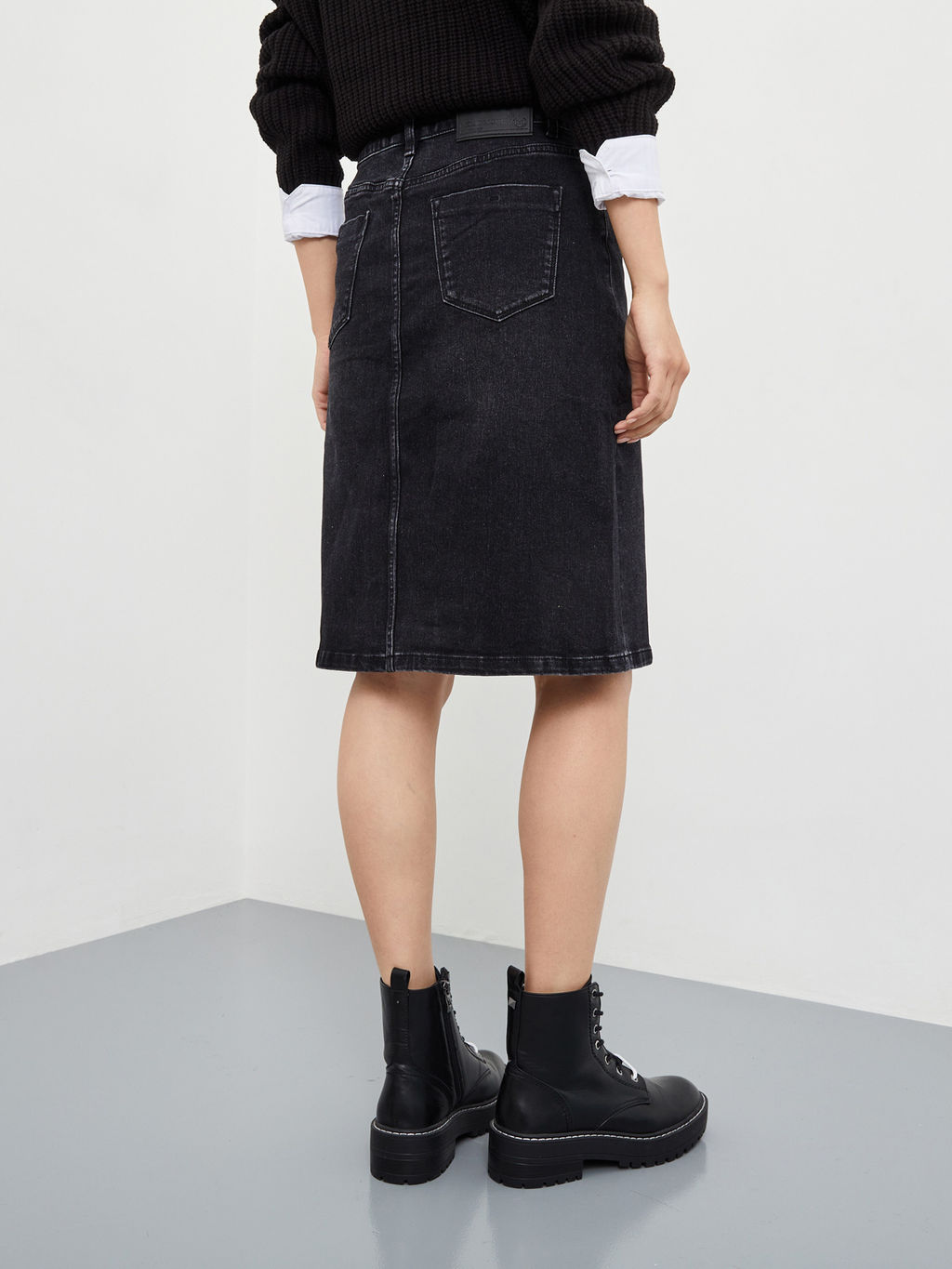 Женская джинсовая юбка