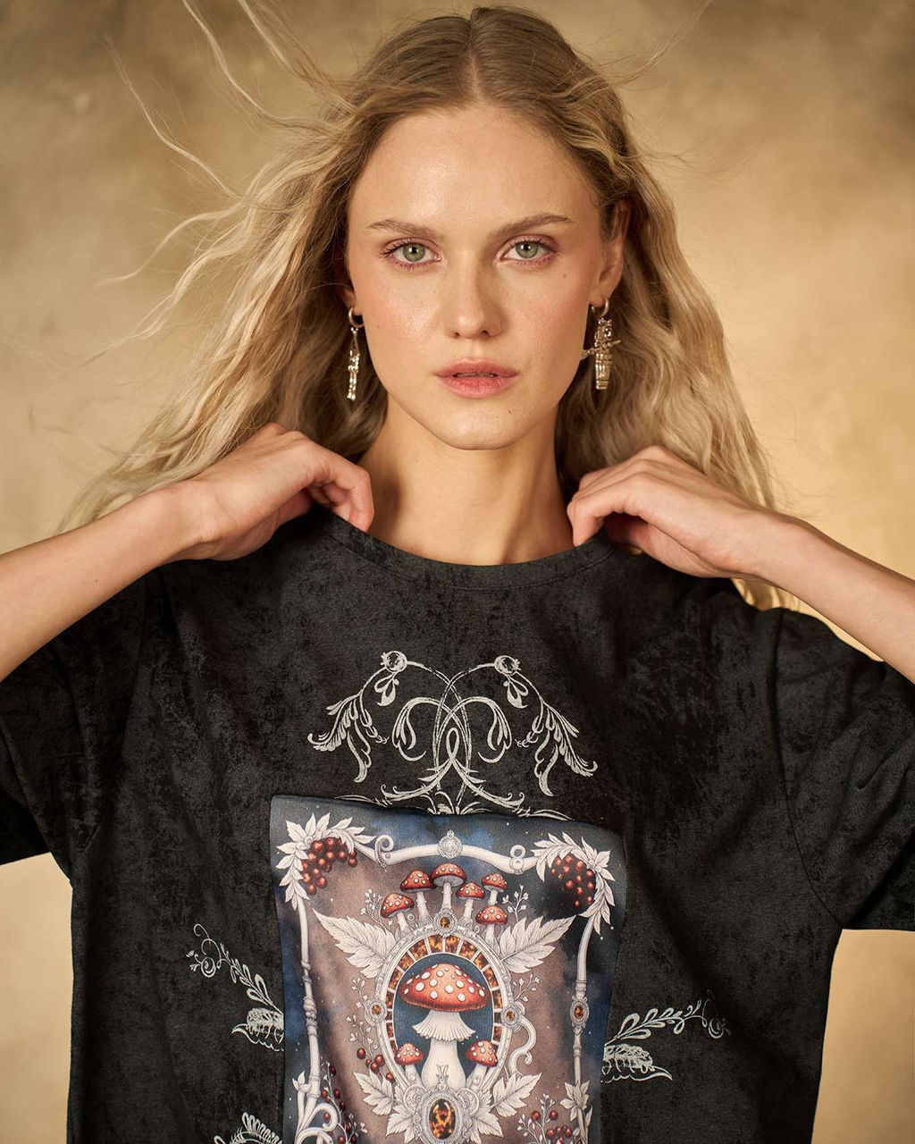 Футболка варёнка с шёлковой вставкой FRK001 - Sahar art lab фото 5