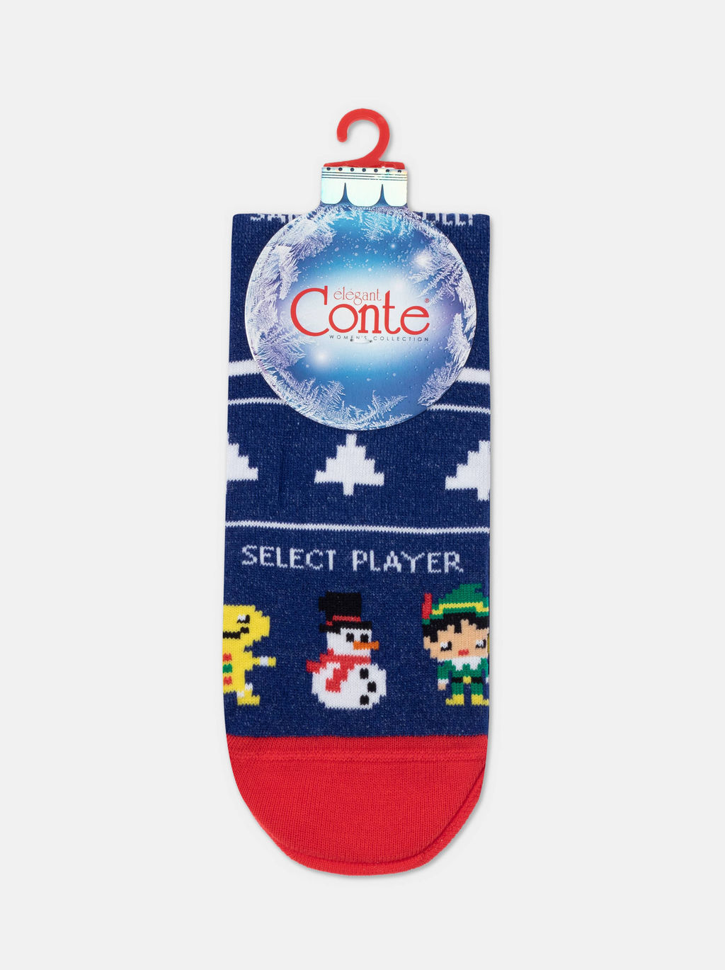 Цена за 2 пары. Носки новогодние синий - Conte elegant фото 5