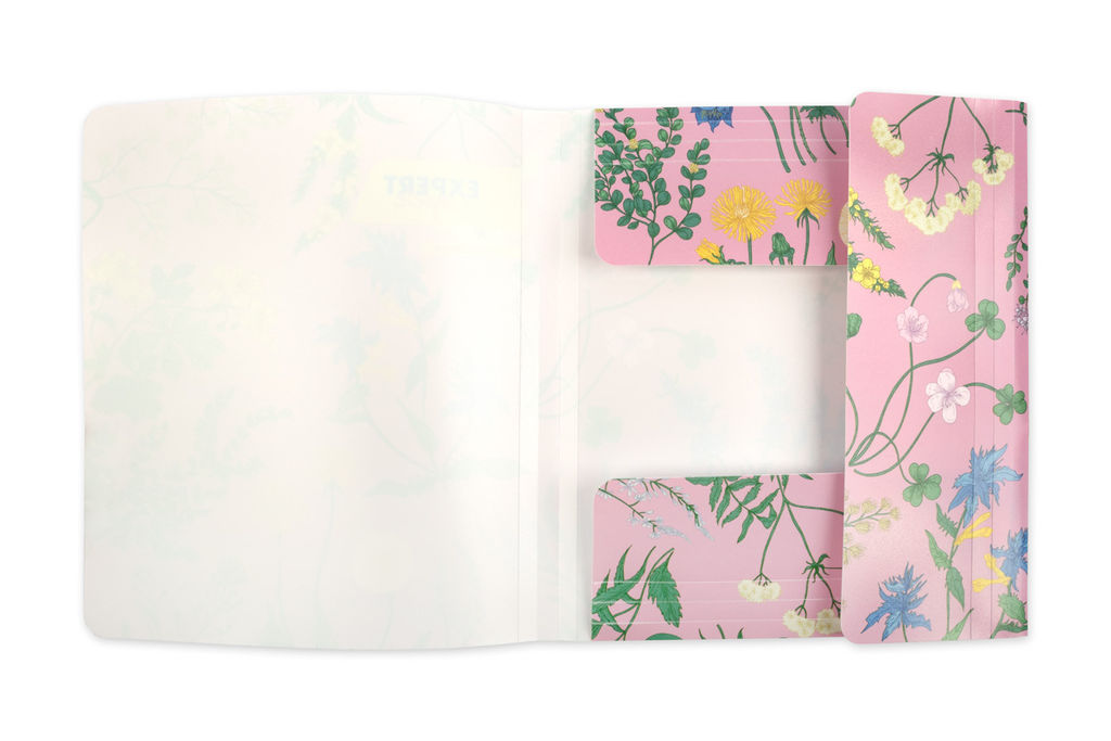 Expert Complete Trend Папка на резинке A5 ECRF-05 450 мкм 25 мм песок 6 шт. СК/Распродажа №01 - Цветочки