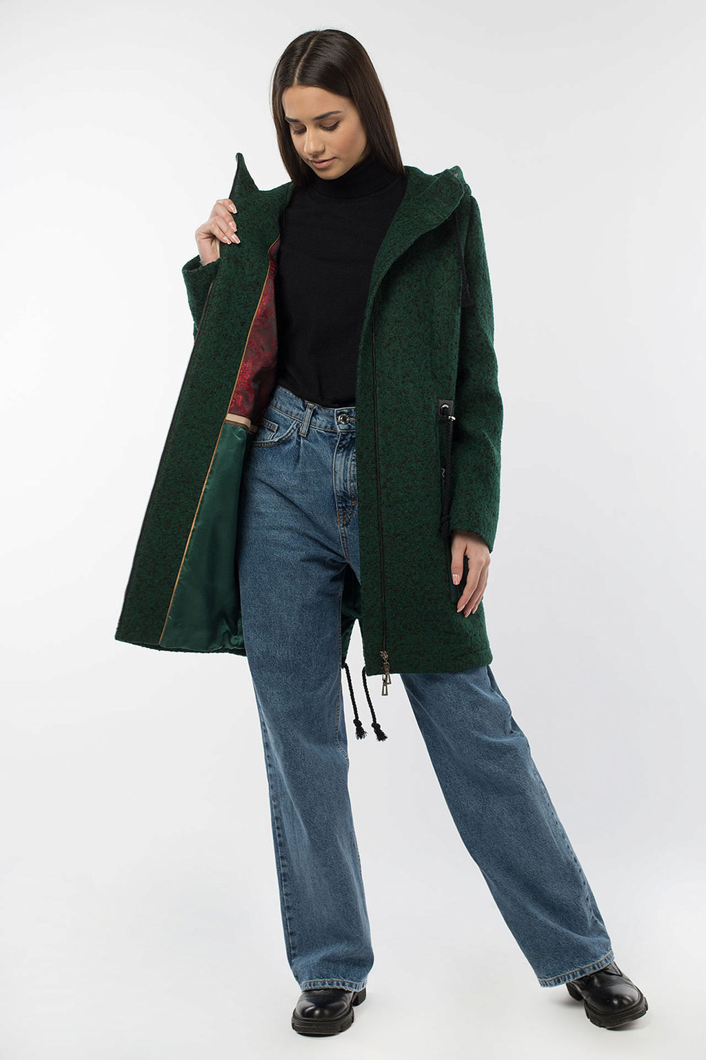 Пальто женское демисезонное (пояс) - Империя пальто фото 6