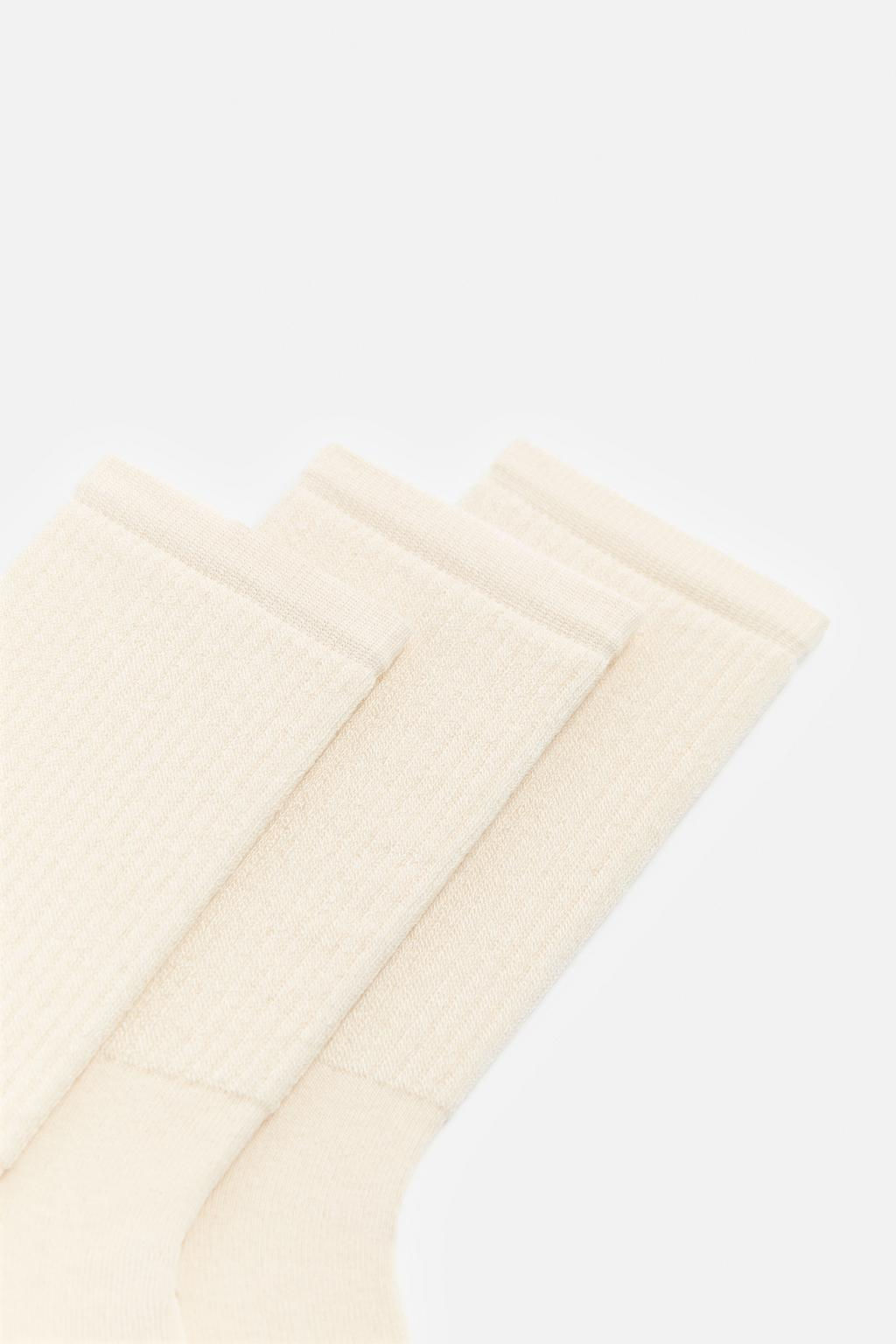 PACK OF 3 RIBBED SOCKS - Zara фото 5
