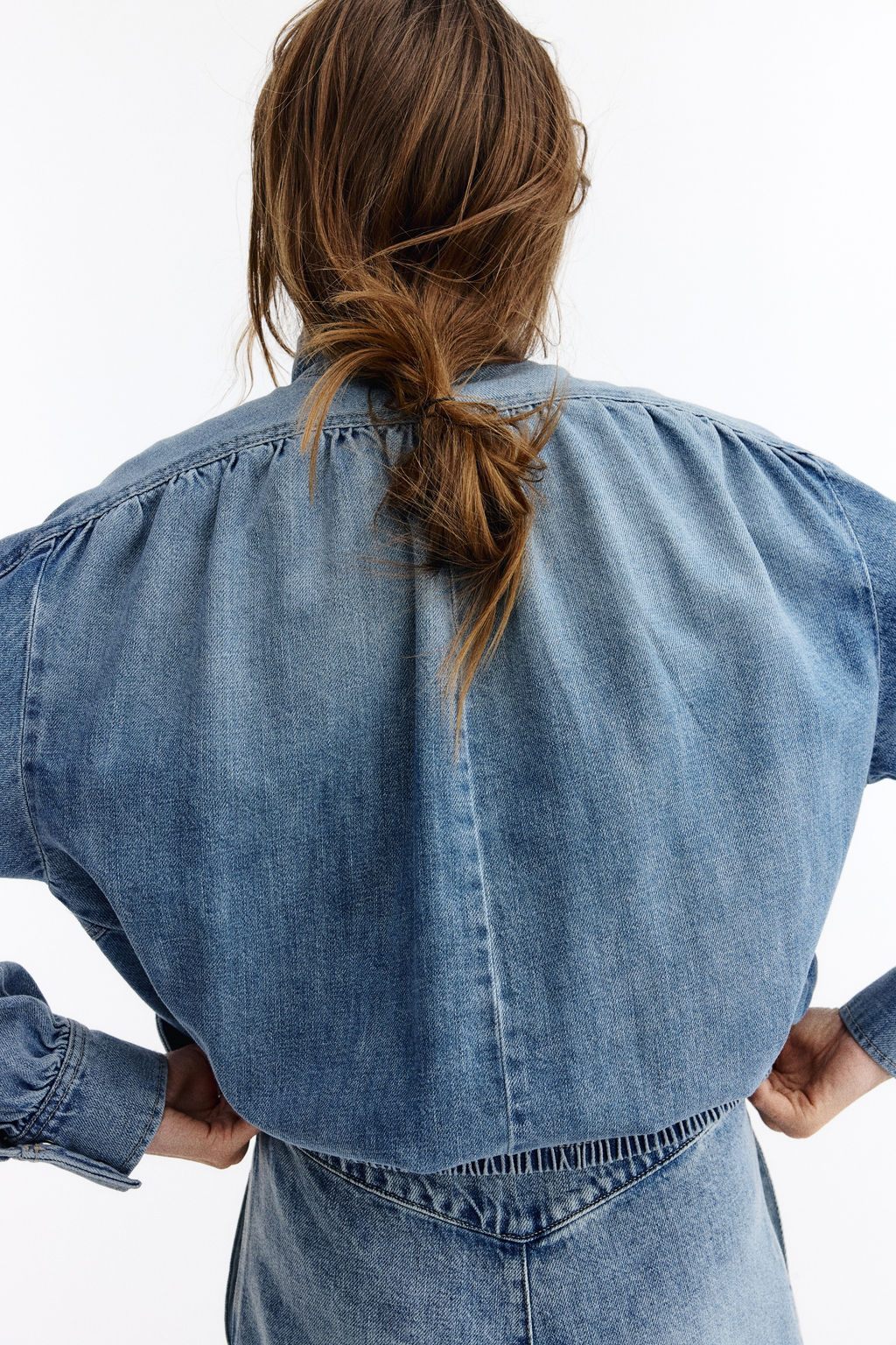 Chaqueta denim oversize - H&m фото 7