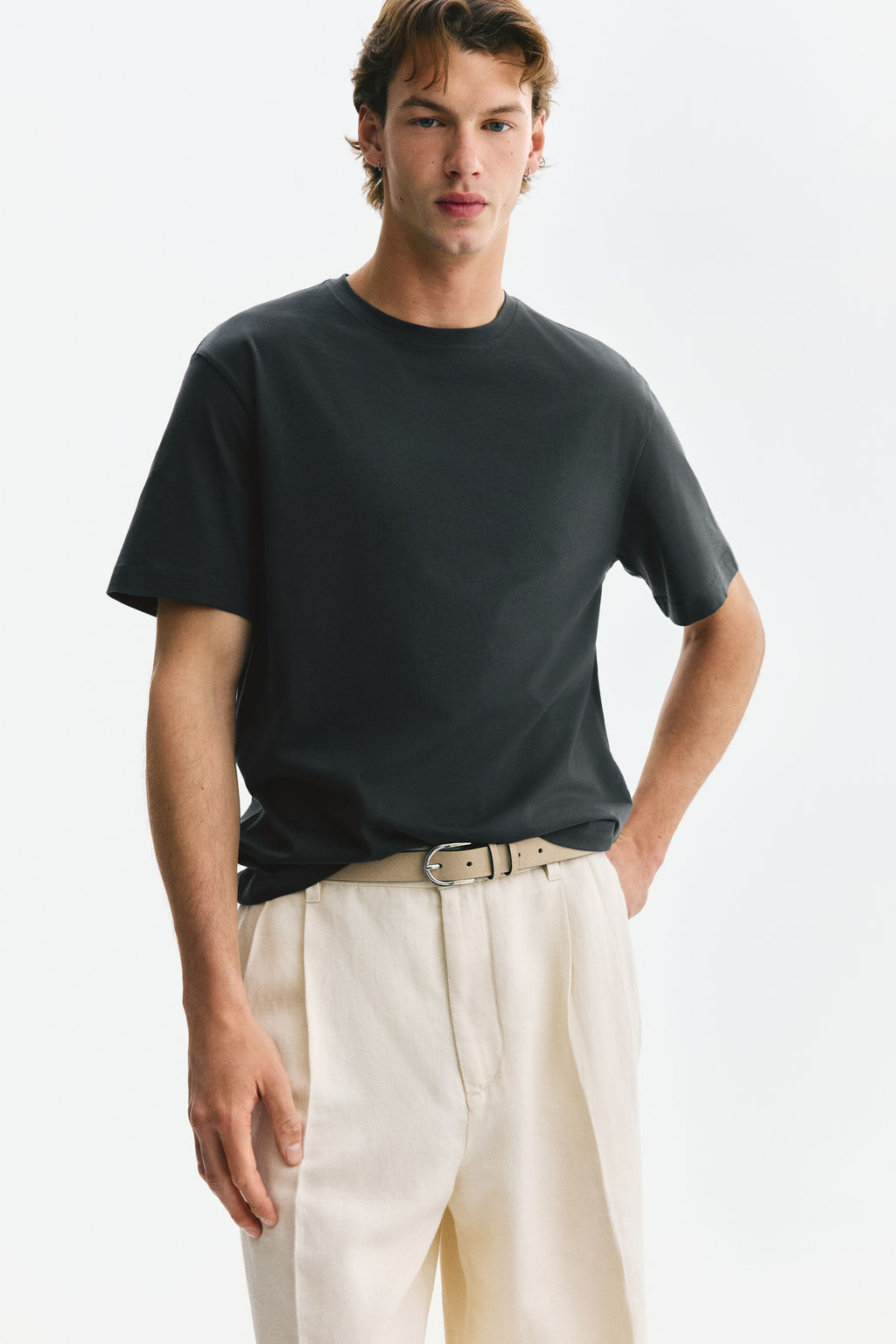 Camiseta en algod?n pima Regular Fit - H&m фото 9