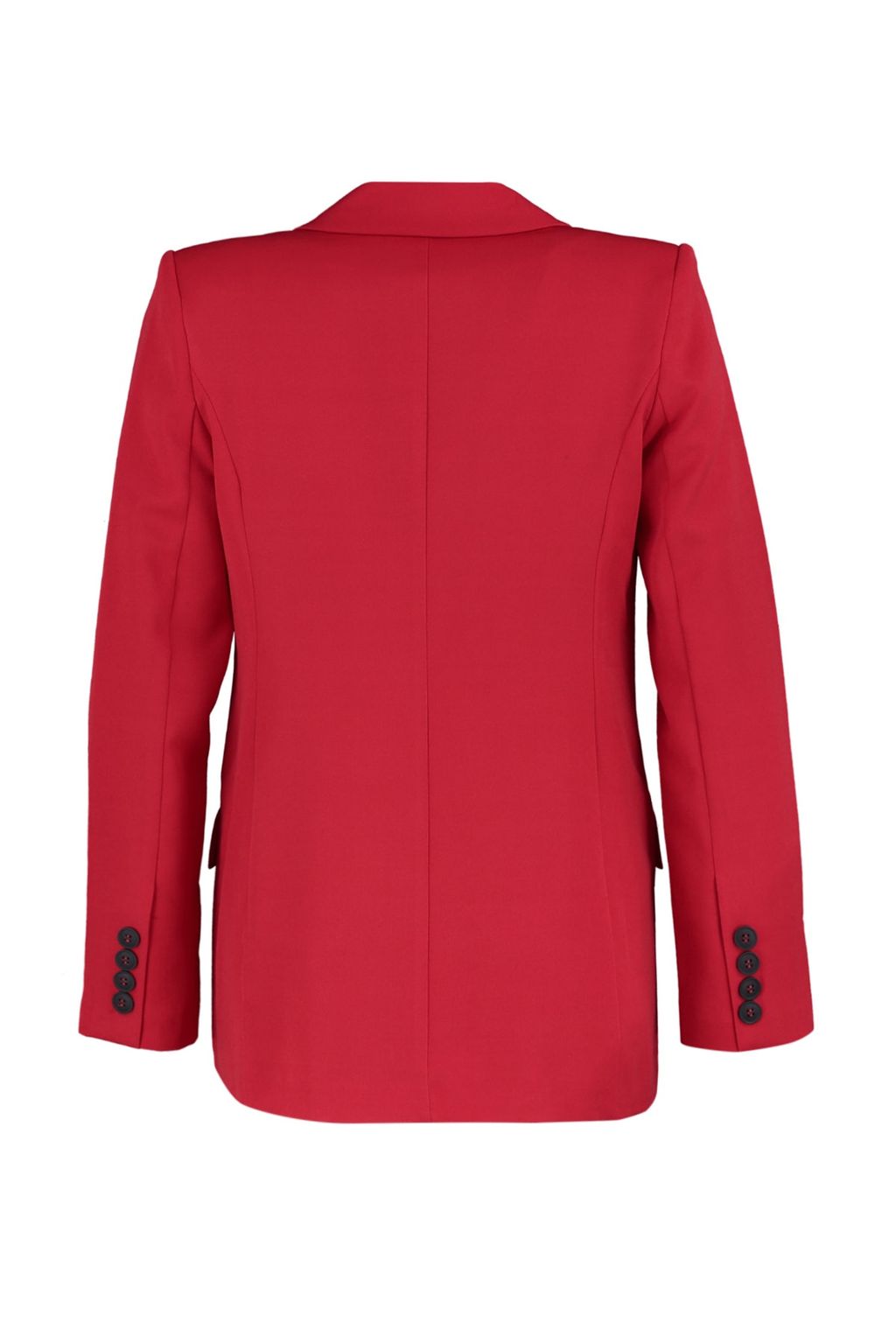 TRENDYOLMILLA K?rm?z? Dokuma Astarl? Kruvaze Kapama Blazer Ceket TWOAW23BC00019  фото 8