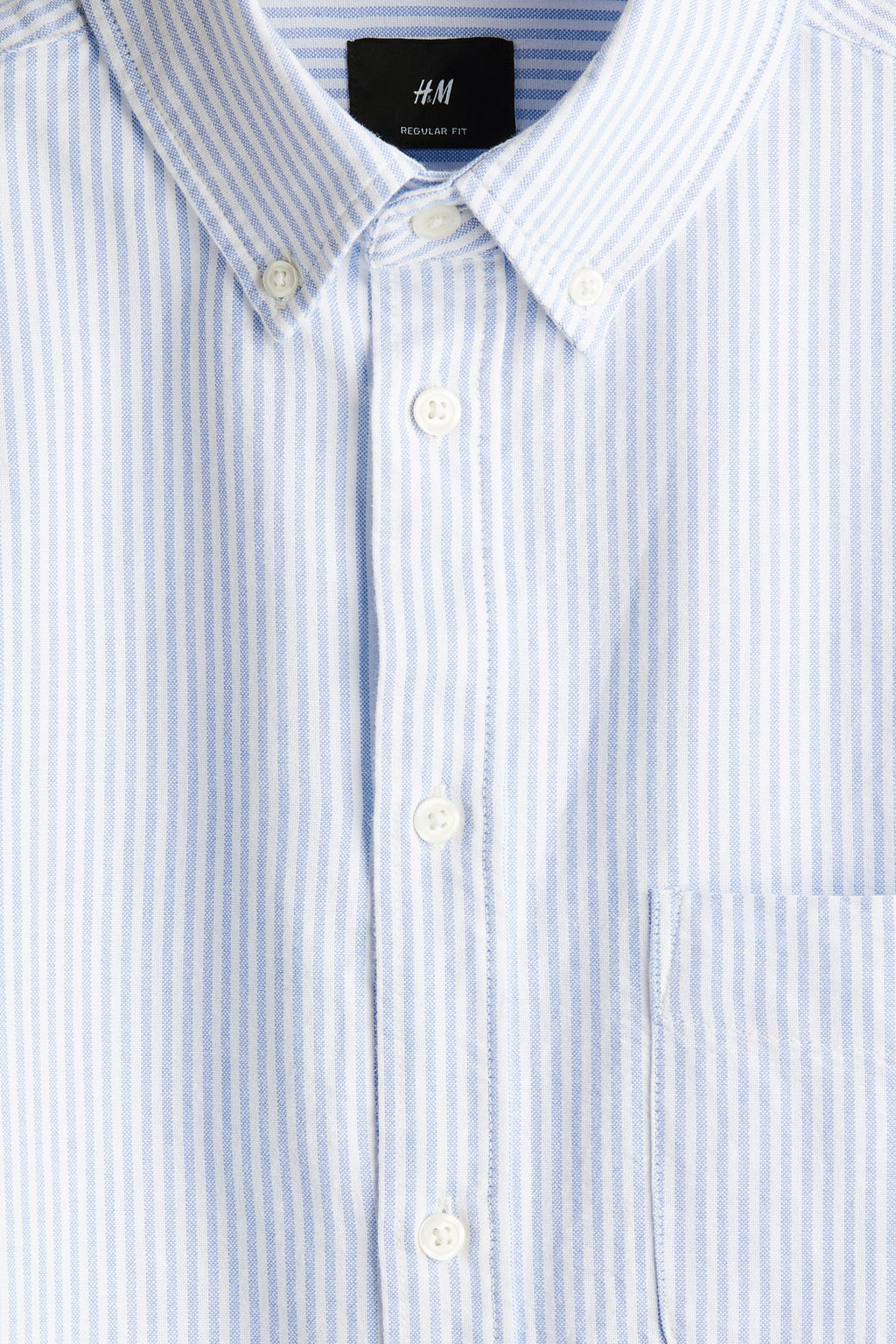 Camisa Oxford de manga corta Regular Fit - H&m фото 3