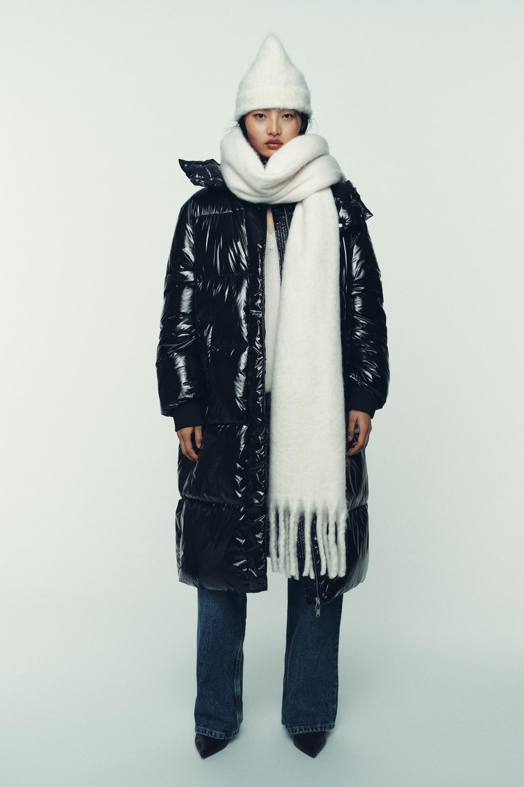 LONG SHINY ANORAK - Zara фото 4