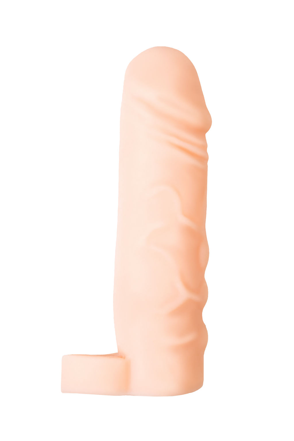 Насадка ToyFa XLover Increase+ для увеличения размера, реалистичная, с кольцом, TPR, телесный 16 см  фото 7